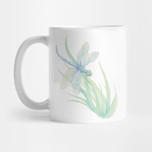 Watercolor Dragonfly Nature Art Mug